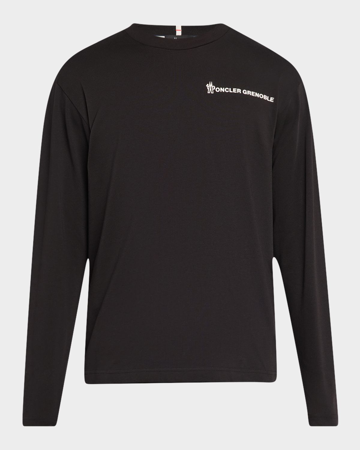 Moncler Grenoble Men 's Cotton Logo Long-Sleeve T-Shirt