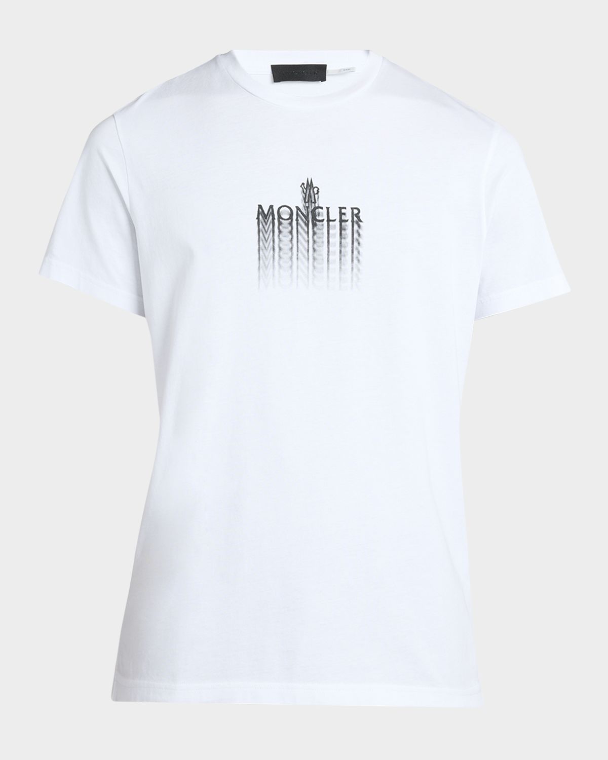 Moncler Men 's Blurred Logo Crewneck T-Shirt
