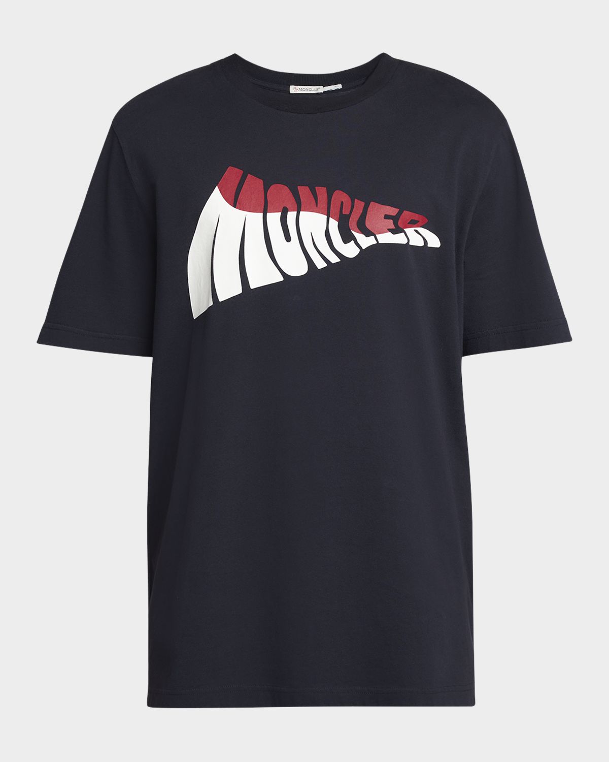 Moncler Men 's Wavy Logo T-Shirt
