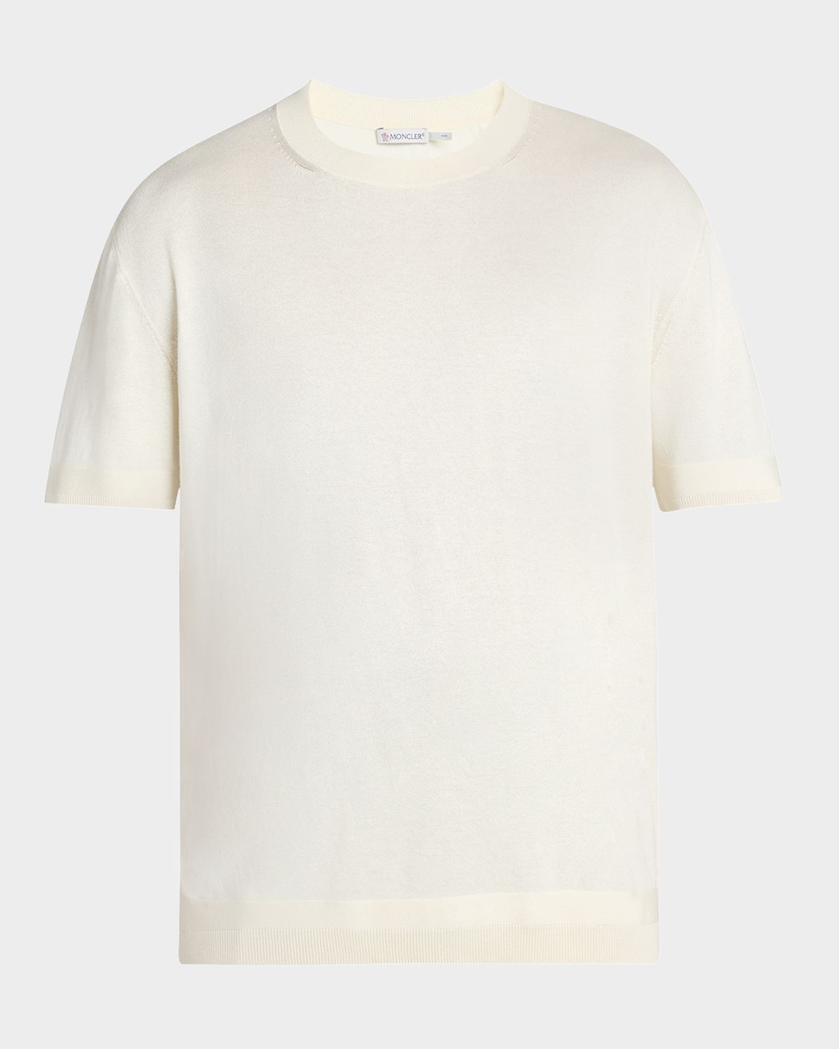 Moncler Men 's Silk-Cotton Crew T-Shirt