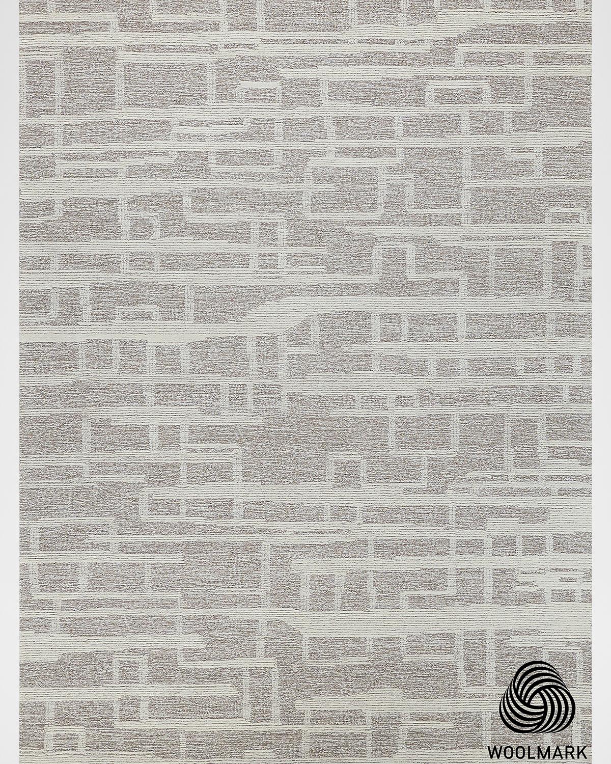 Exquisite Rugs Park City Hand-Tufted Beige/Ivory Rug