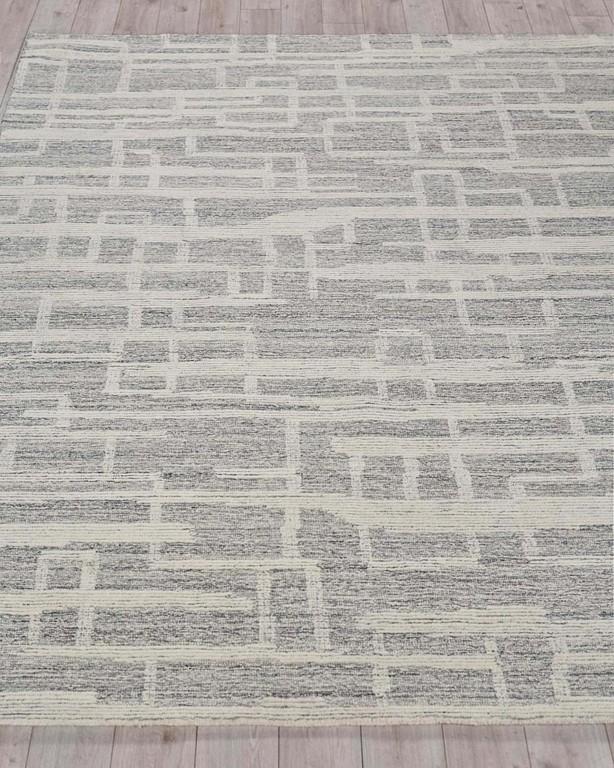 Exquisite Rugs Park City Hand-Tufted Gray/Ivory Rug | Thumbnail 4 Exquisite Rugs Park City Hand-Tufted Gray/Ivory Rug | Thumbnail 4
