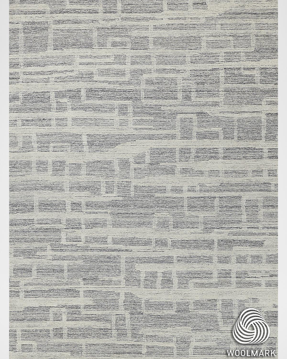 Exquisite Rugs Park City Hand-Tufted Gray/Ivory Rug