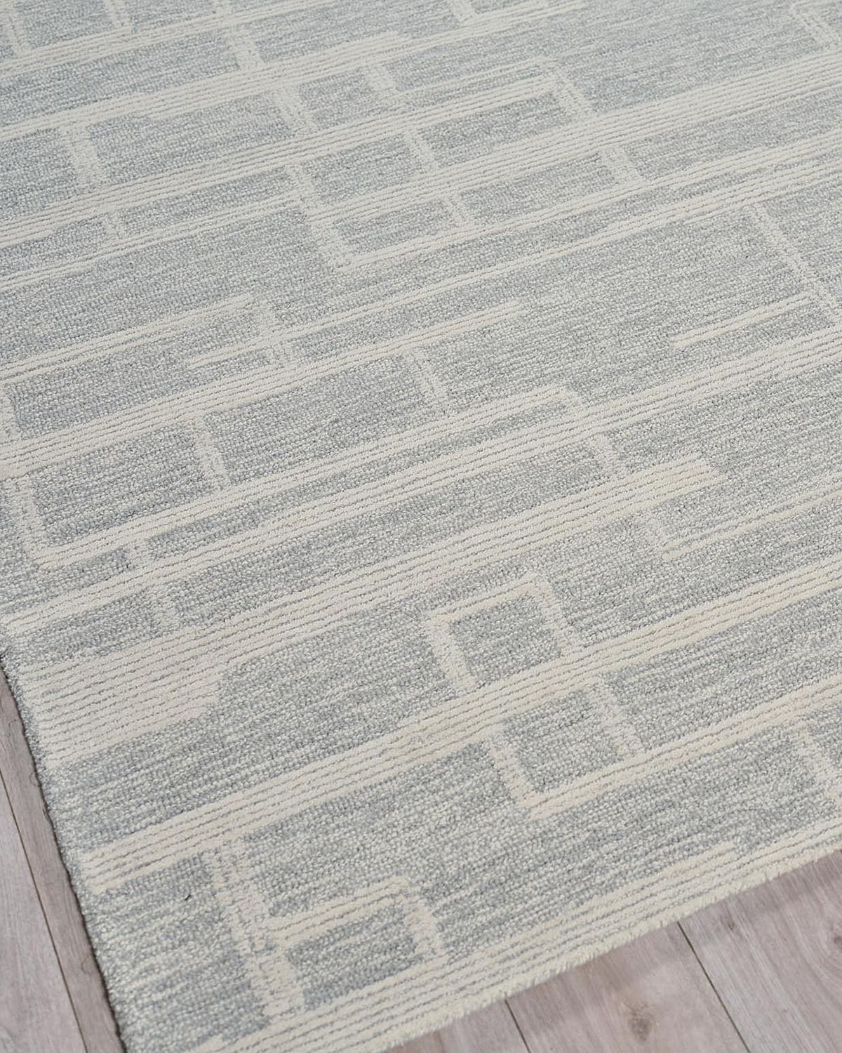 Exquisite Rugs Park City Hand-Tufted Light Gray/ Rug | Thumbnail 9