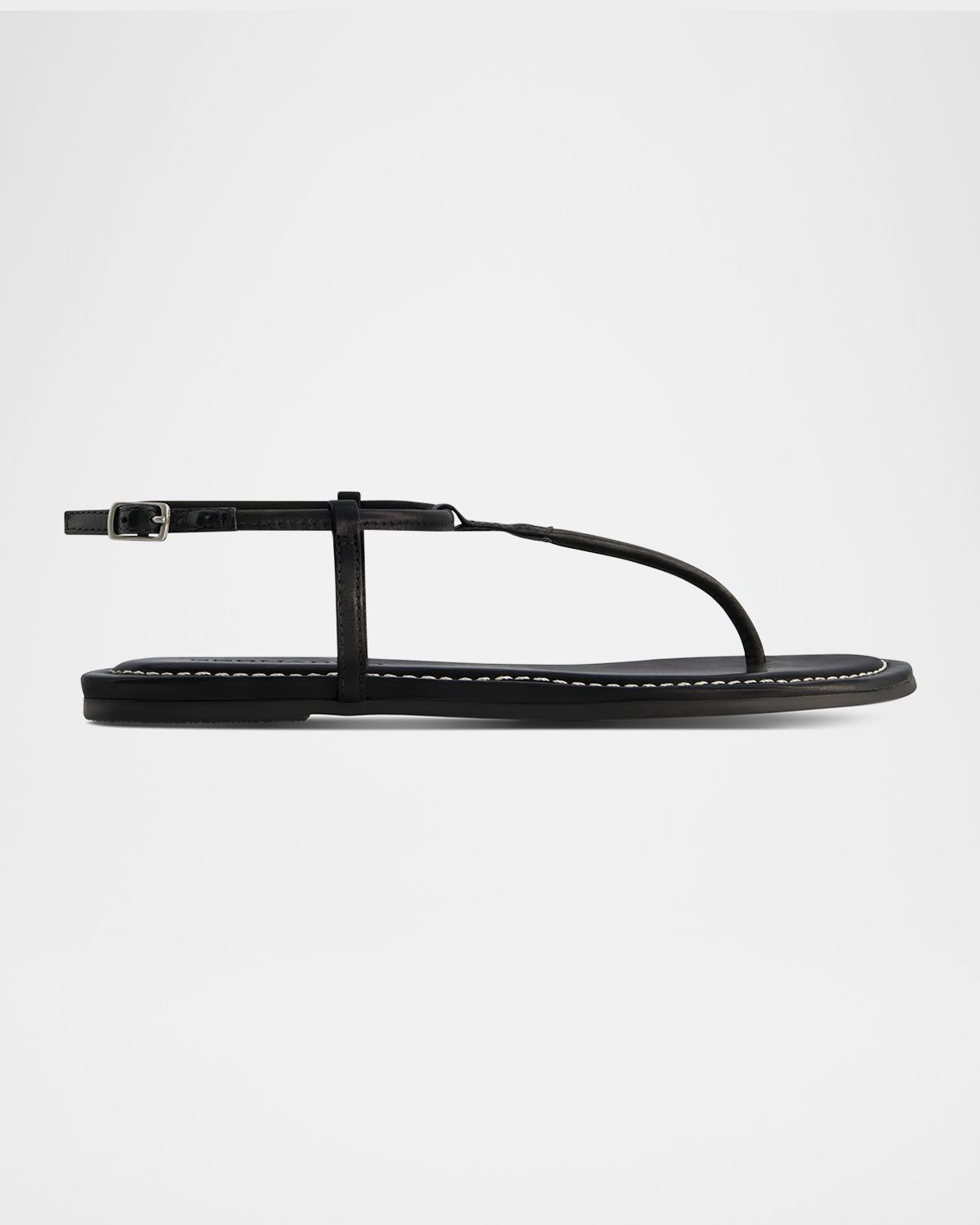 Bernardo Hercu Leather Ankle-Strap Flat Sandals | Thumbnail 4
