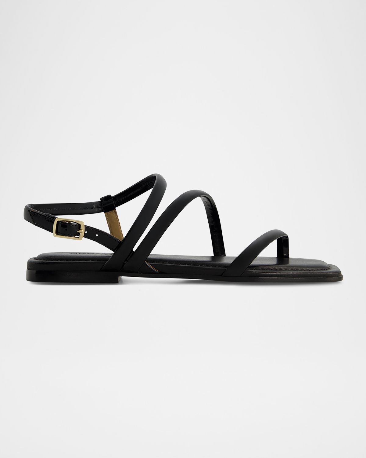 Bernardo Odessa Patent Thong Slingback Sandals