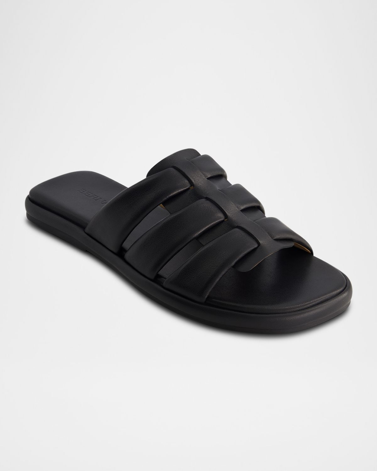 Bernardo Tamer Caged Leather Slide Sandals