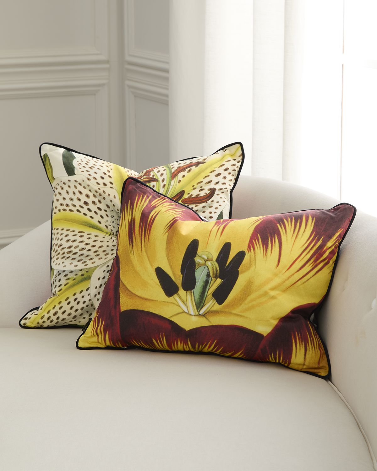 Christian Lacroix Flowered Decorative Pillow, 22" Square | Thumbnail 5 Christian Lacroix Flowered Decorative Pillow, 22" Square | Thumbnail 5