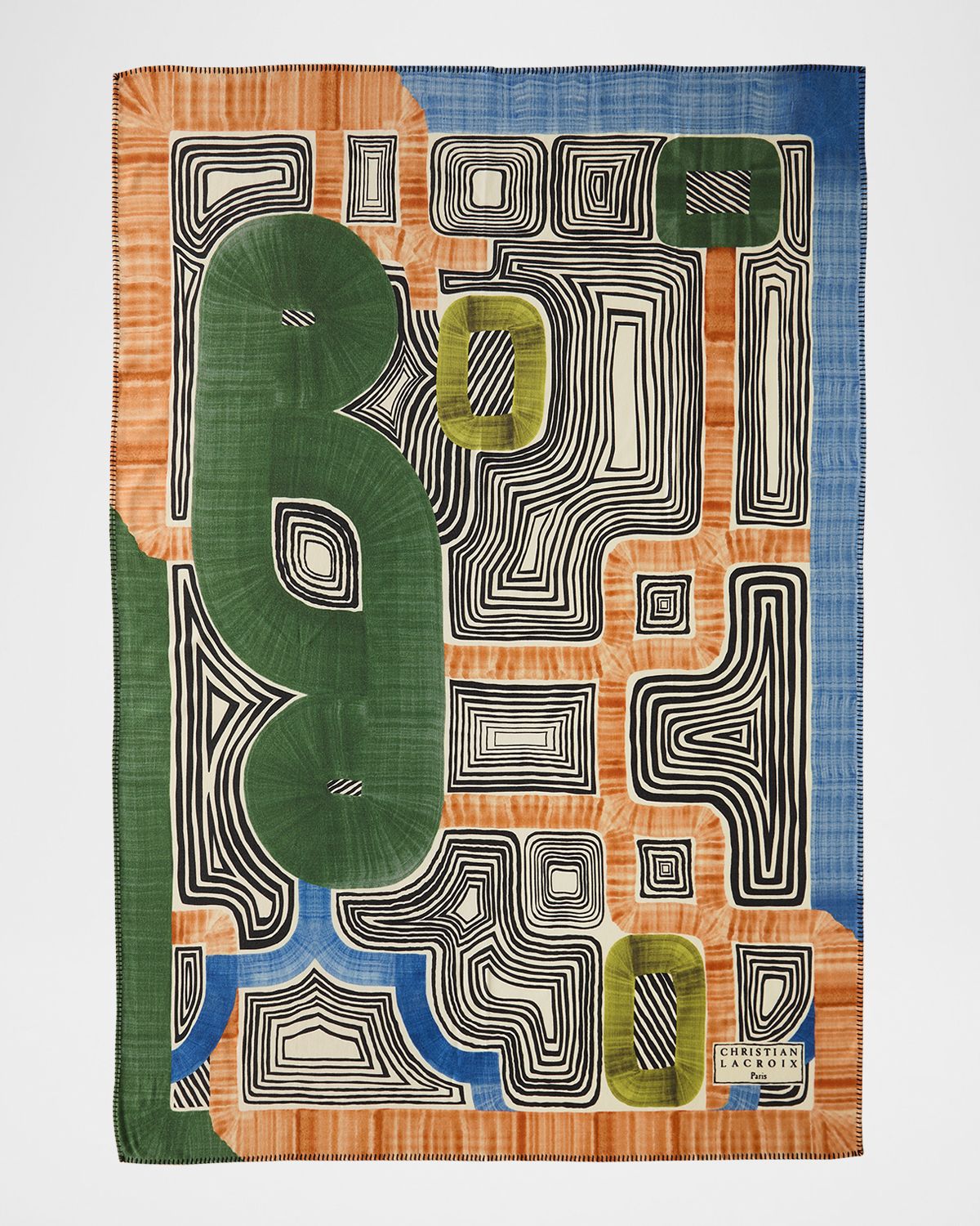 Christian Lacroix En Allant Aux Baux Merino Wool Throw, 51" x 71" | Thumbnail 4 Christian Lacroix En Allant Aux Baux Merino Wool Throw, 51" x 71" | Thumbnail 4