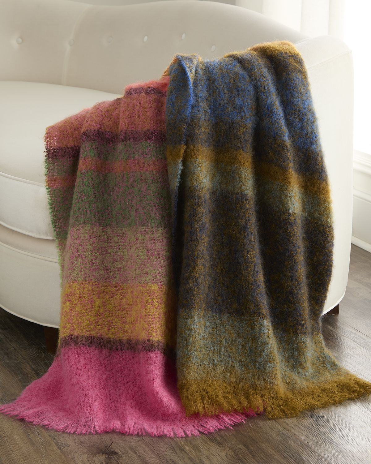 Designers Guild Mikome Mohair/Wool Throw, 51" x 75" | Thumbnail 5 Designers Guild Mikome Mohair/Wool Throw, 51" x 75" | Thumbnail 5