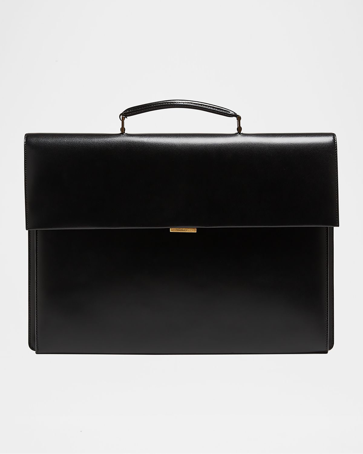 Saint Laurent Men 's Smooth Leather Briefcase | Thumbnail 6 Saint Laurent Men 's Smooth Leather Briefcase | Thumbnail 6