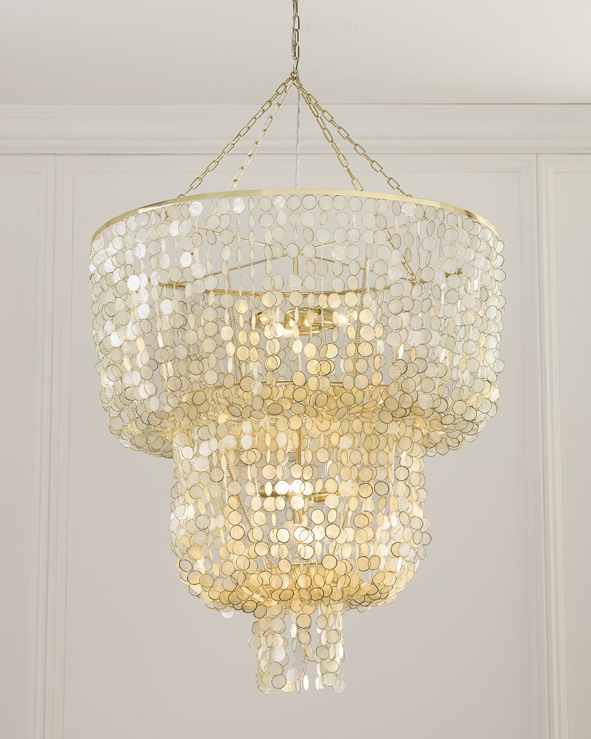 Neiman Marcus Simone 39" 4-Light Chandelier | Thumbnail 5