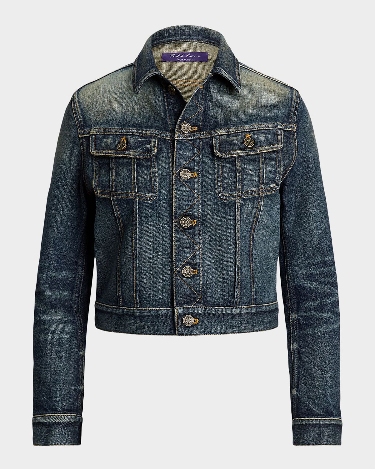 Ralph Lauren Collection Rigby Denim Trucker Jacket | Thumbnail 7
