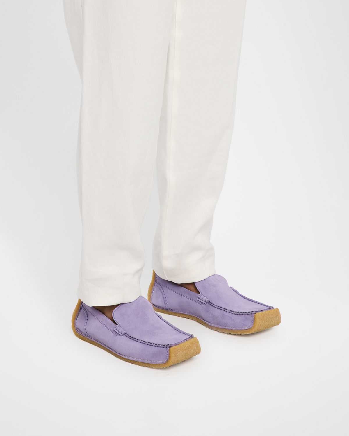 Moschino Men 's Suede Moccasins