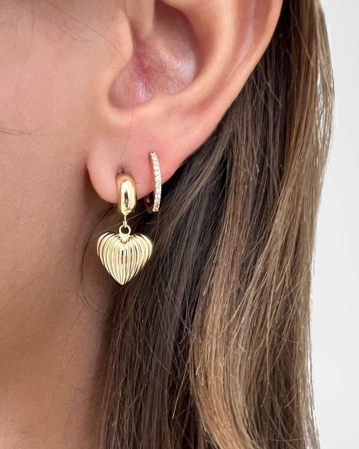 Jennifer Zeuner Chara Huggie Earrings