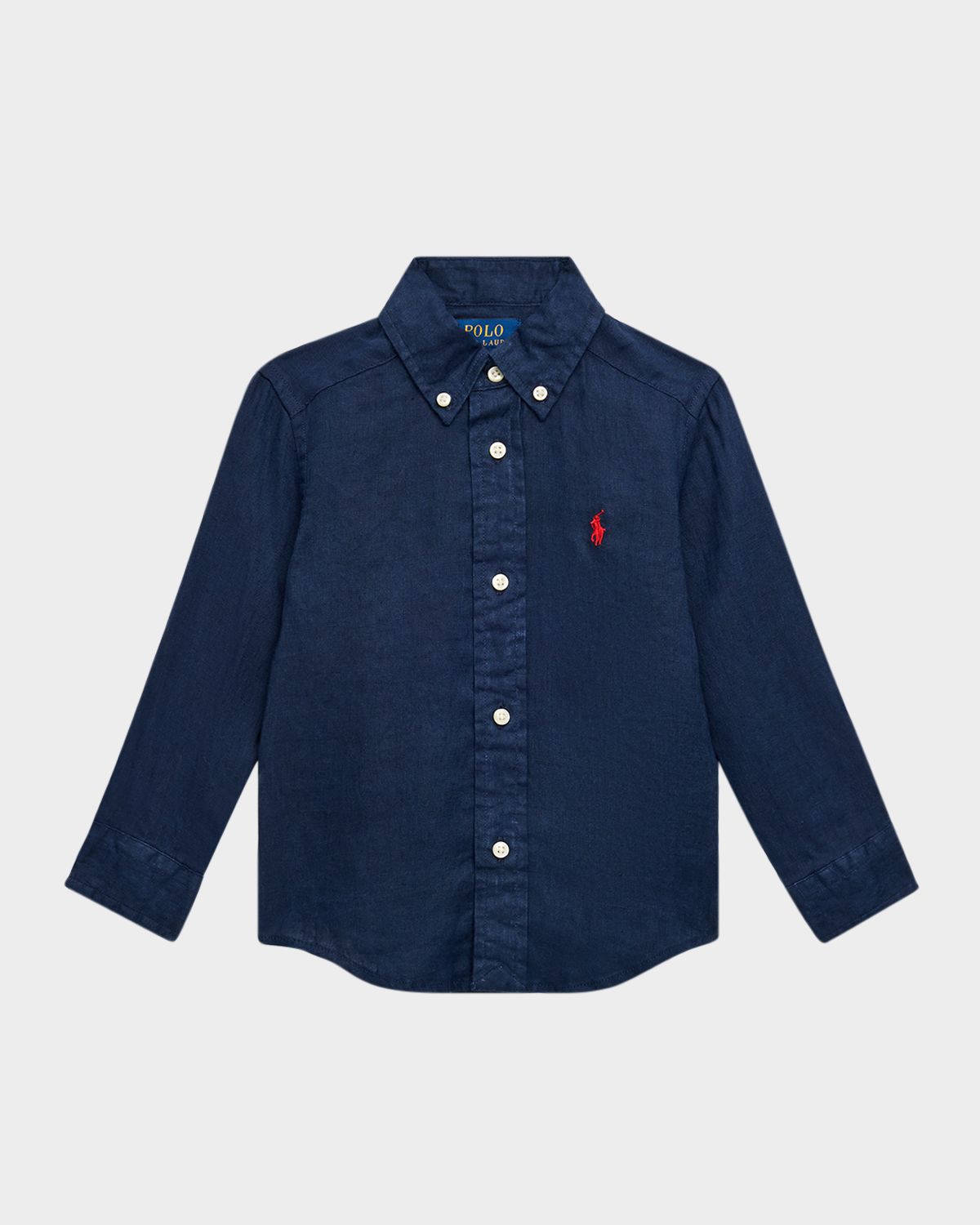 Polo Ralph Lauren Boy 's Classic Embroidered Sport Shirt, Size 2-