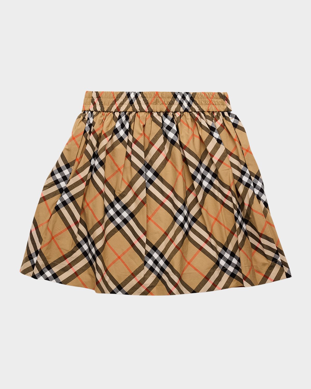 Burberry Girl 's Kelsey Check-Print Skirt