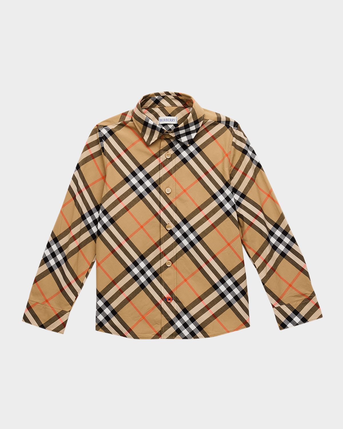 Burberry Boy 's Owen Check-Print Shirt, Size 3-