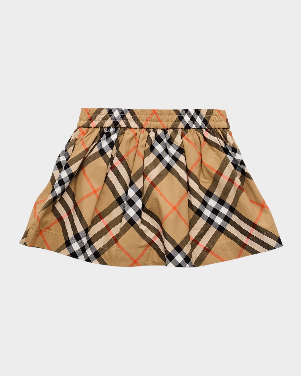 Burberry Girl 's Kelsey Check-Print Skirt, Size 6M-