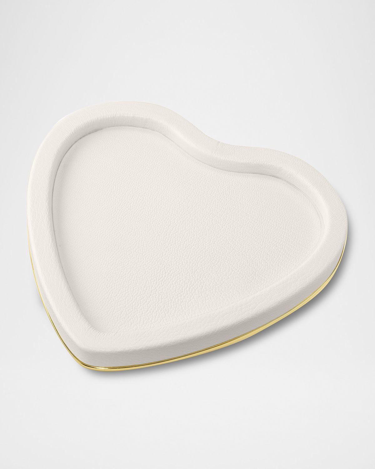 AERIN Piero Leather Heart Tray