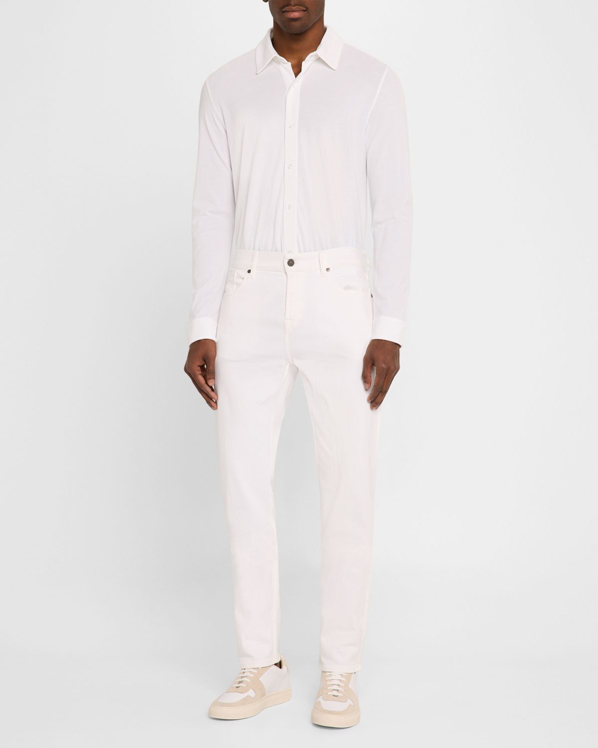 7 for all mankind Men 's Slimmy Clean 5-Pocket Pants