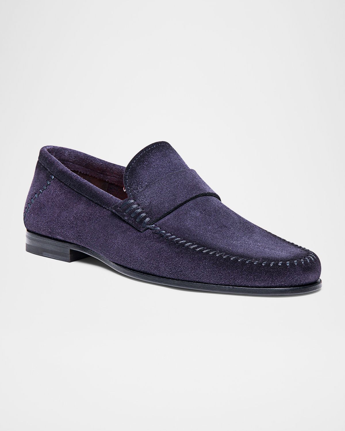 Santoni Men 's Paine Soft Suede Loafers