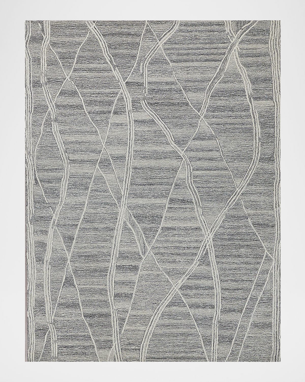 Exquisite Rugs Tangiers Hand-Tufted Gray/ Rug | Thumbnail 8