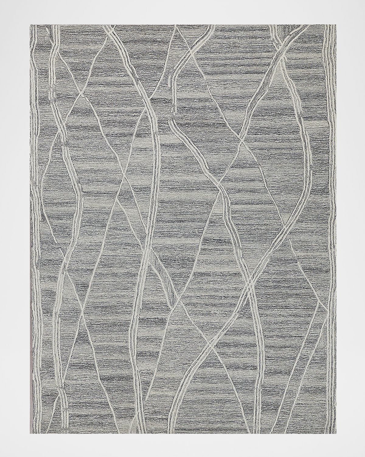 Exquisite Rugs Tangiers Hand-Tufted Gray/ Rug | Thumbnail 8