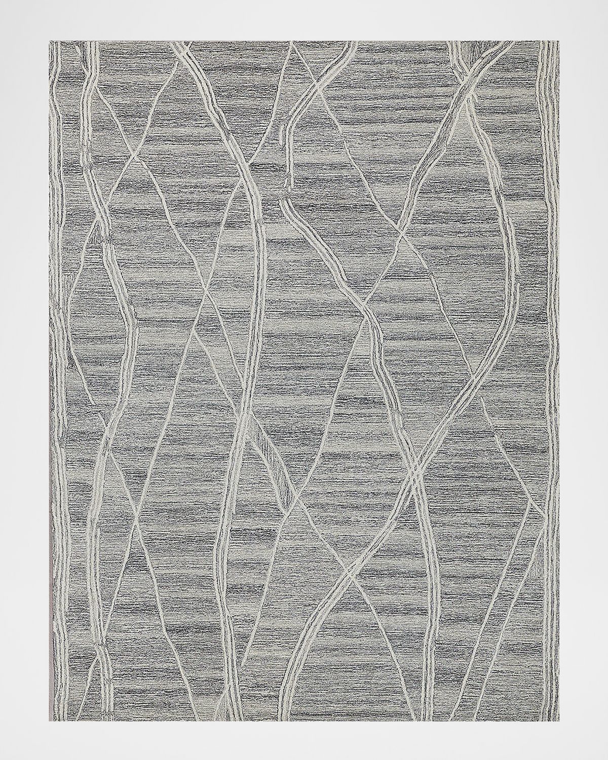 Exquisite Rugs Tangiers Hand-Tufted Gray/ Rug | Thumbnail 8