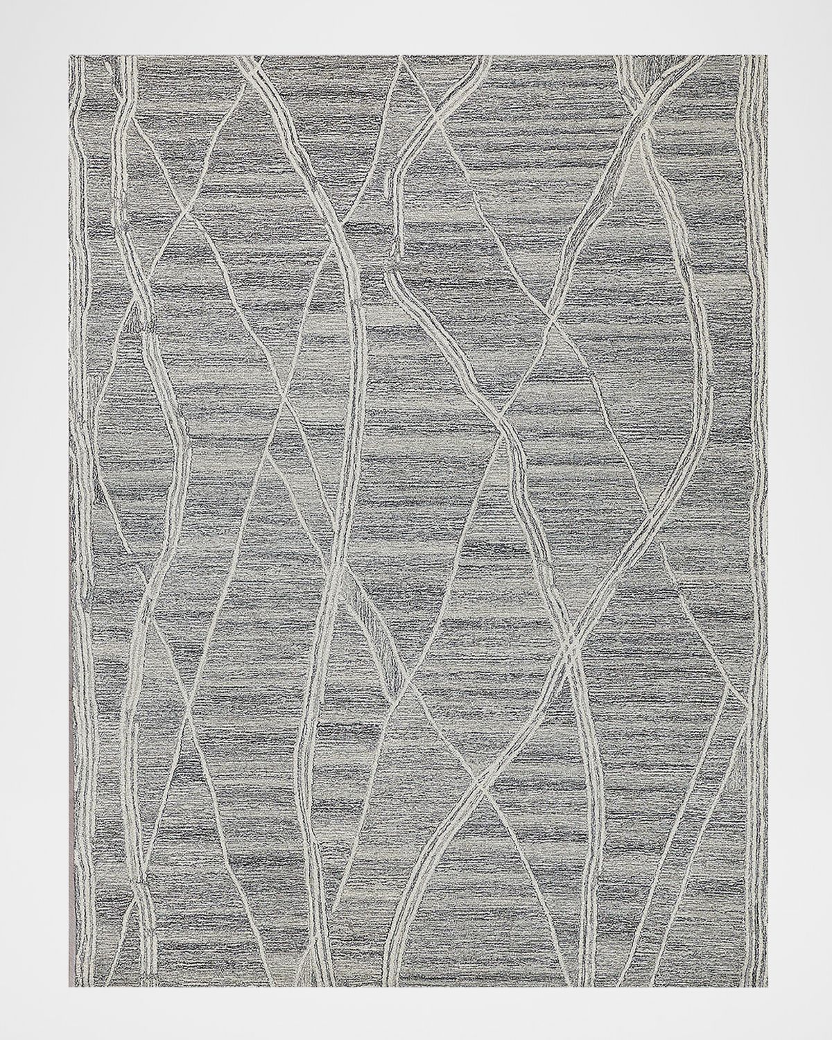 Exquisite Rugs Tangiers Hand-Tufted Gray/ Rug | Thumbnail 8