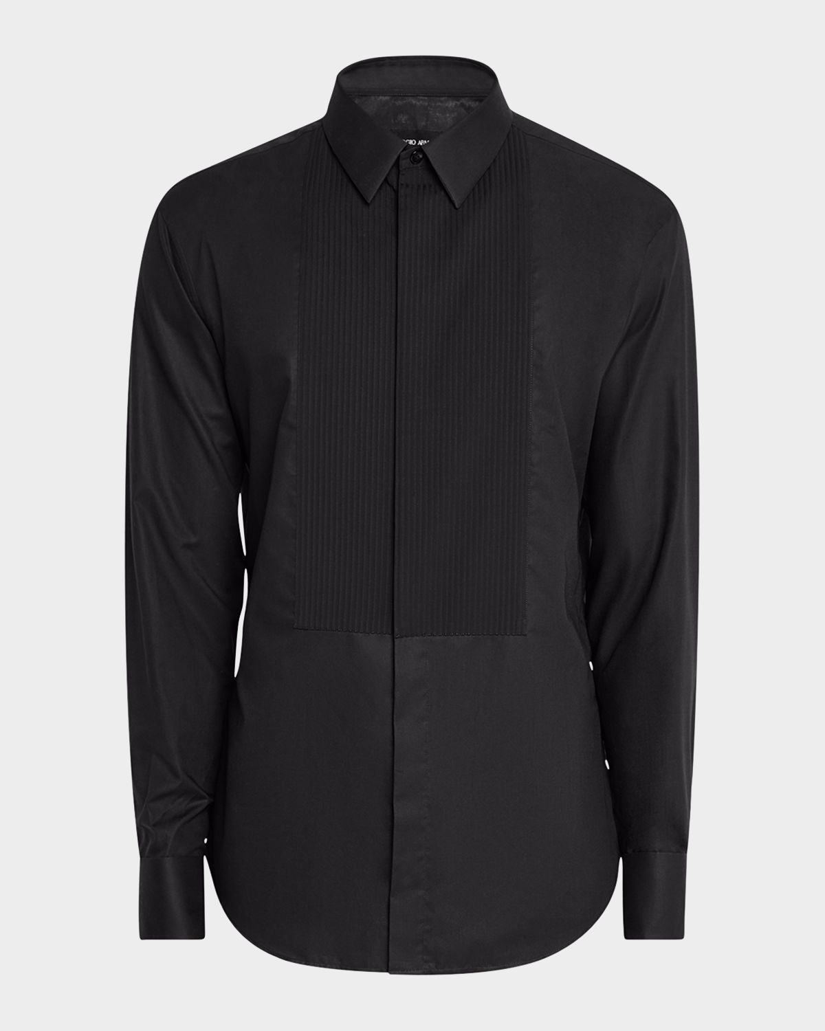 Giorgio Armani Men 's Pleated Bib Tuxedo Shirt