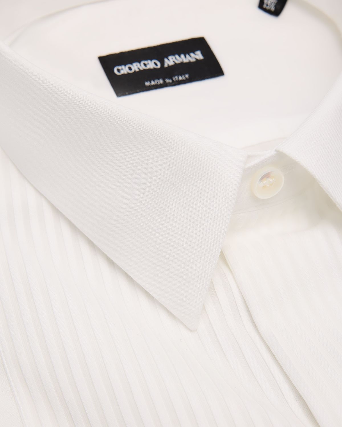 Giorgio Armani Men 's Pleated Bib Tuxedo Shirt