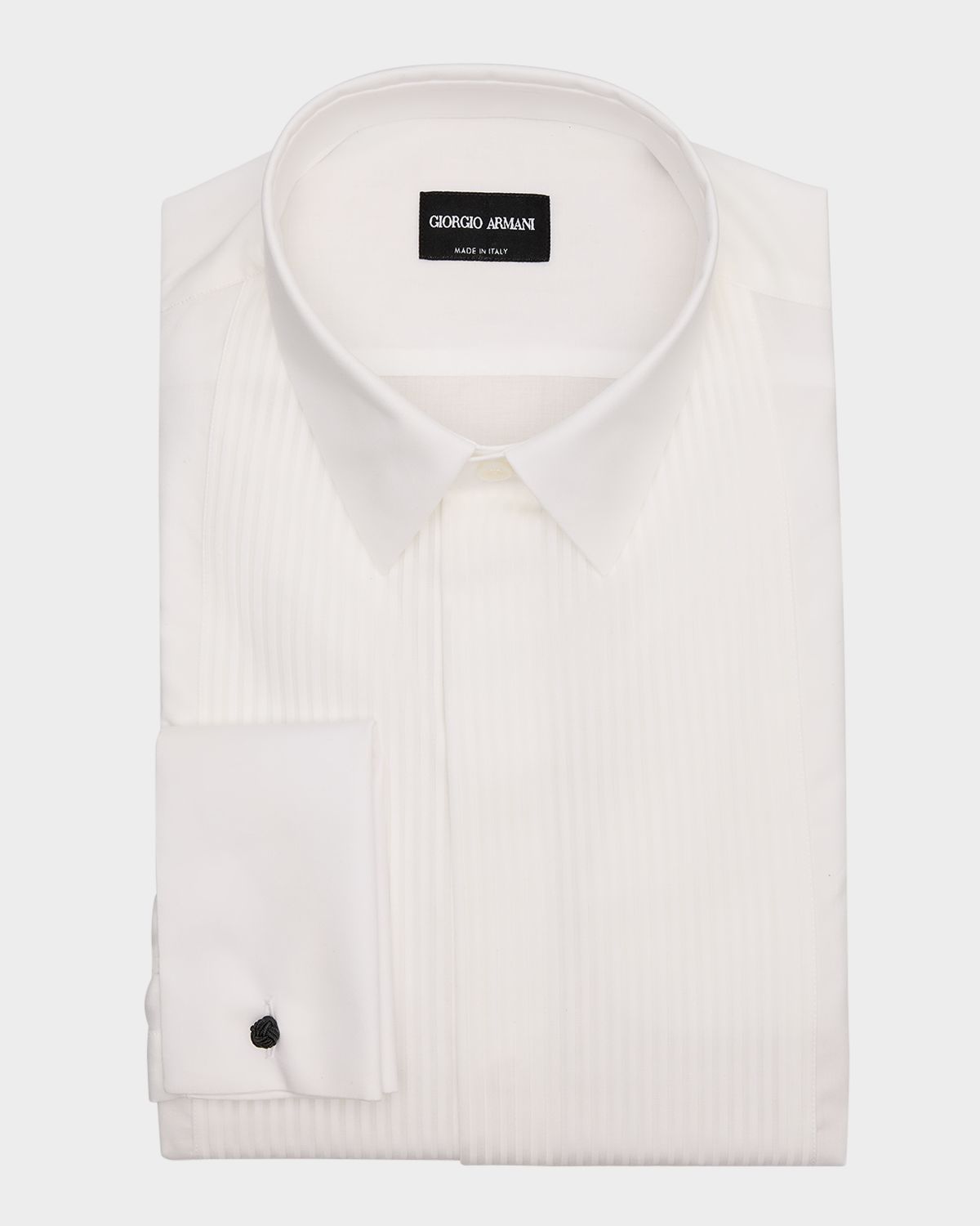 Giorgio Armani Men 's Pleated Bib Tuxedo Shirt