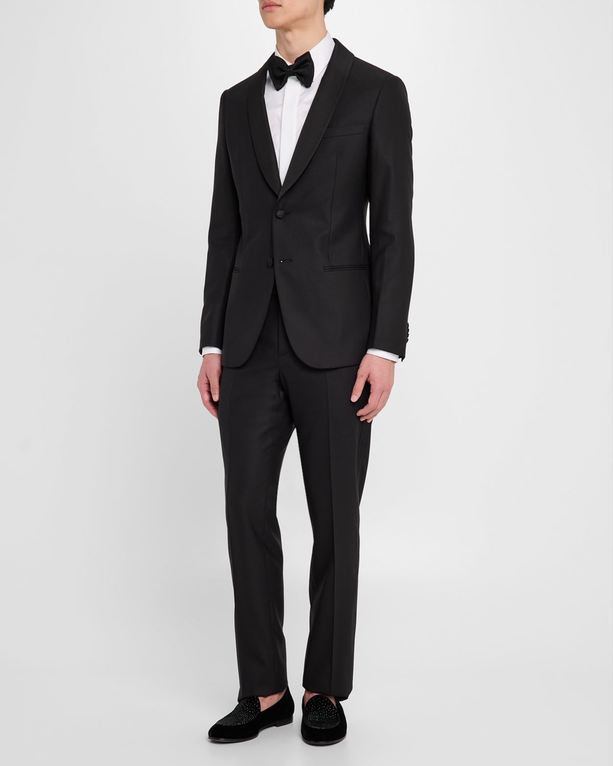 Giorgio Armani Men 's Smoking Soho Shawl-Collar Tuxedo