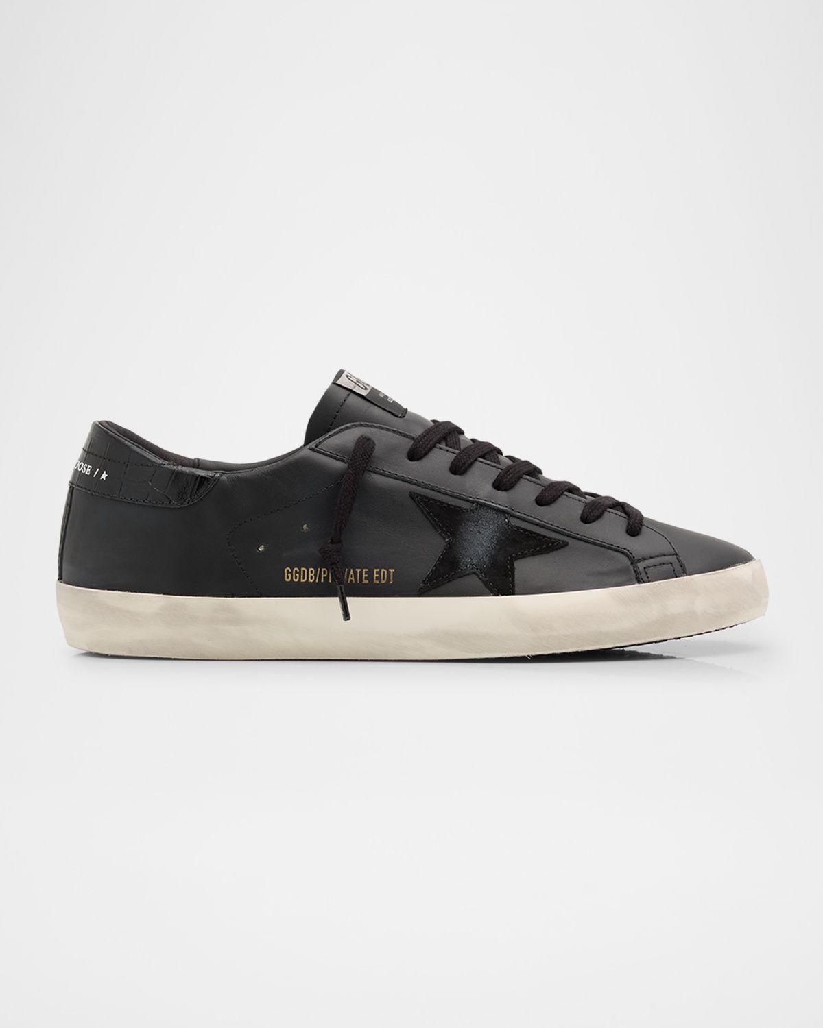 Golden Goose Men 's Super-Star Low-Top Leather Sneakers