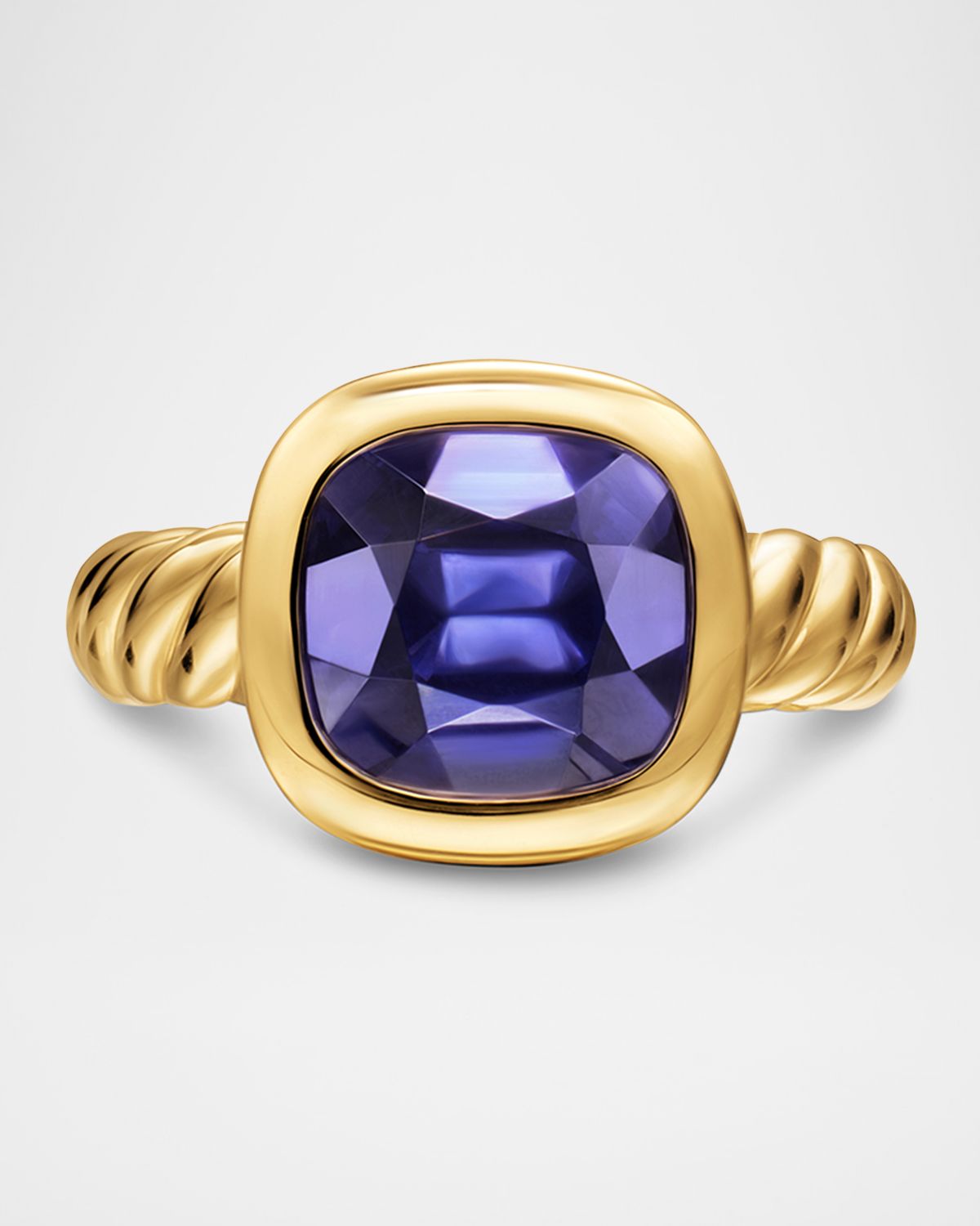 David Yurman DY Mercer Stone Ring in 18K Gold