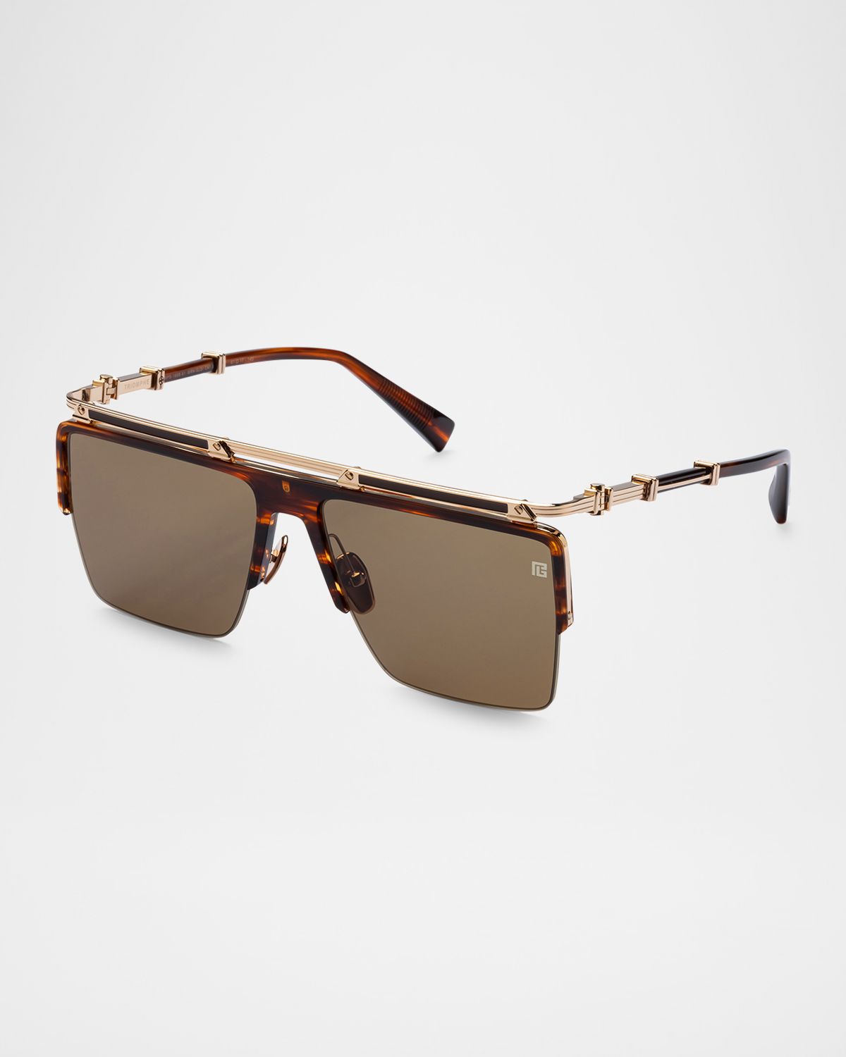 Balmain Triomphe Rectangle Sunglasses