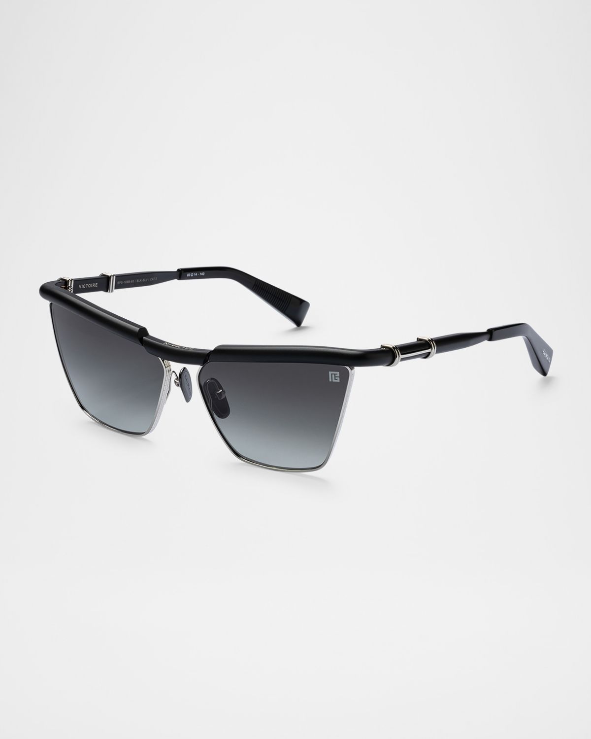 Balmain Victorie Cat Eye Titanium Sunglasses