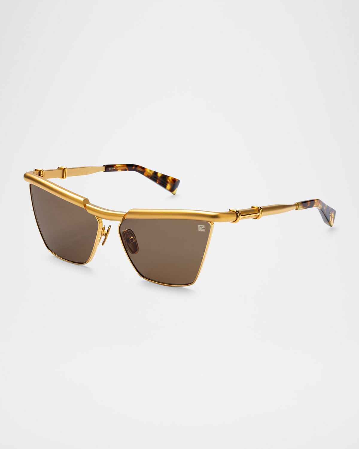 Balmain Victorie Cat Eye Titanium Sunglasses