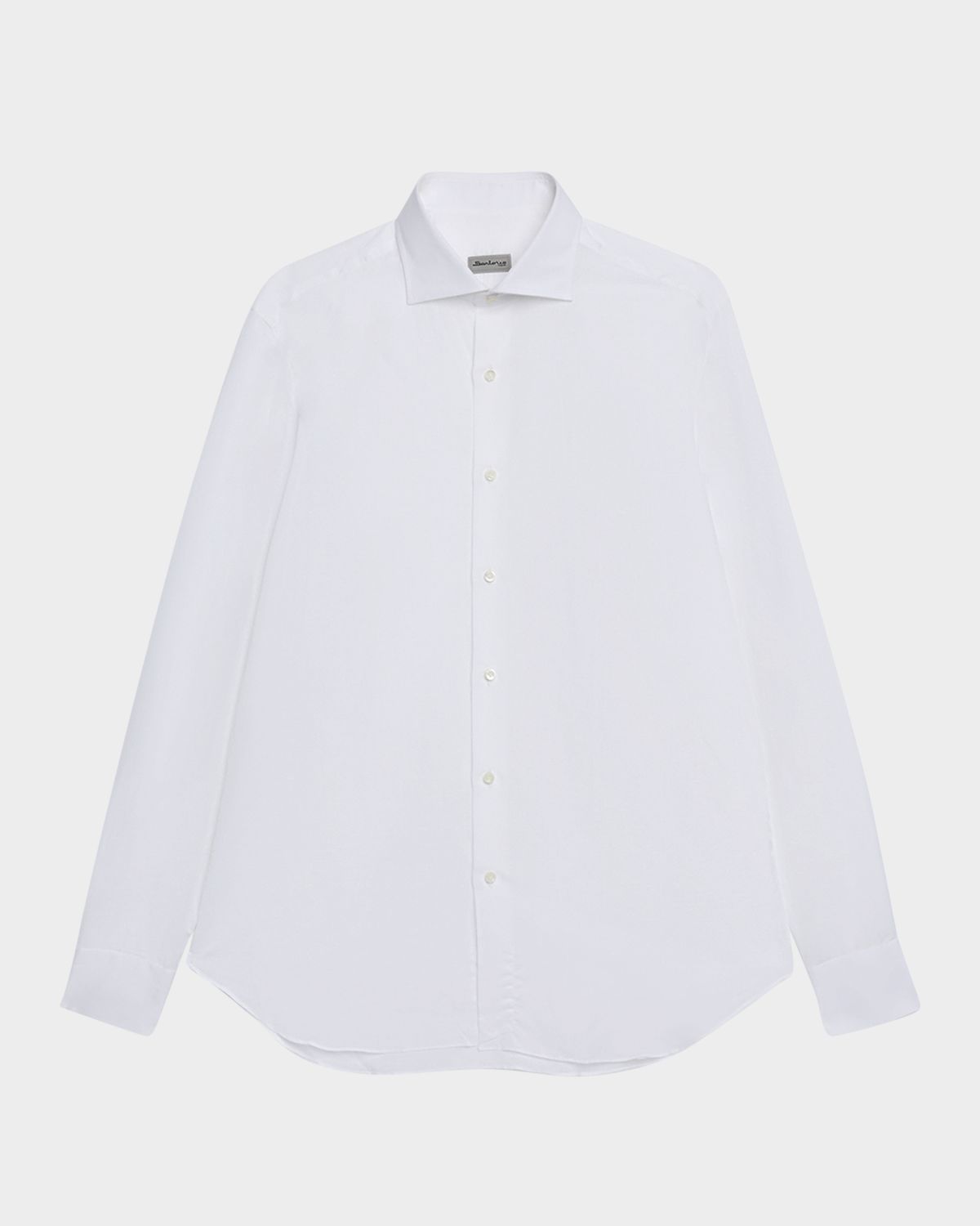 Sartorio Men 's Cotton and Linen Casual Button-Down Shirt