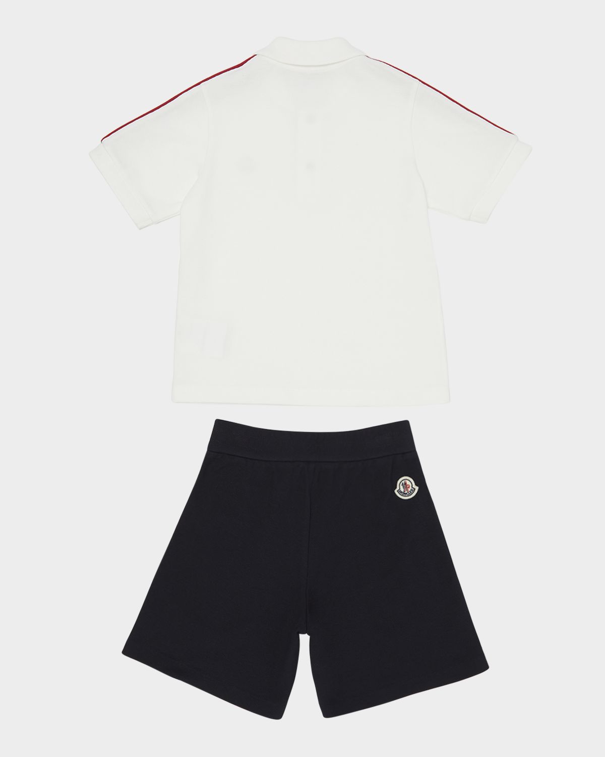 Moncler Boy's Polo Shirt W/ Shorts Set, Size 8-