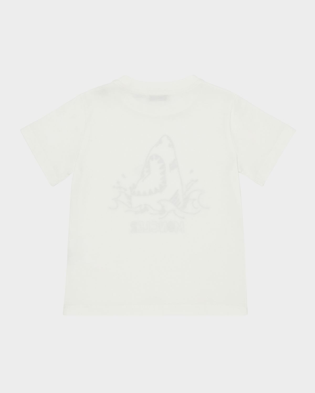 Moncler Boy 's Shark Eating Logo Short-Sleeve T-Shirt