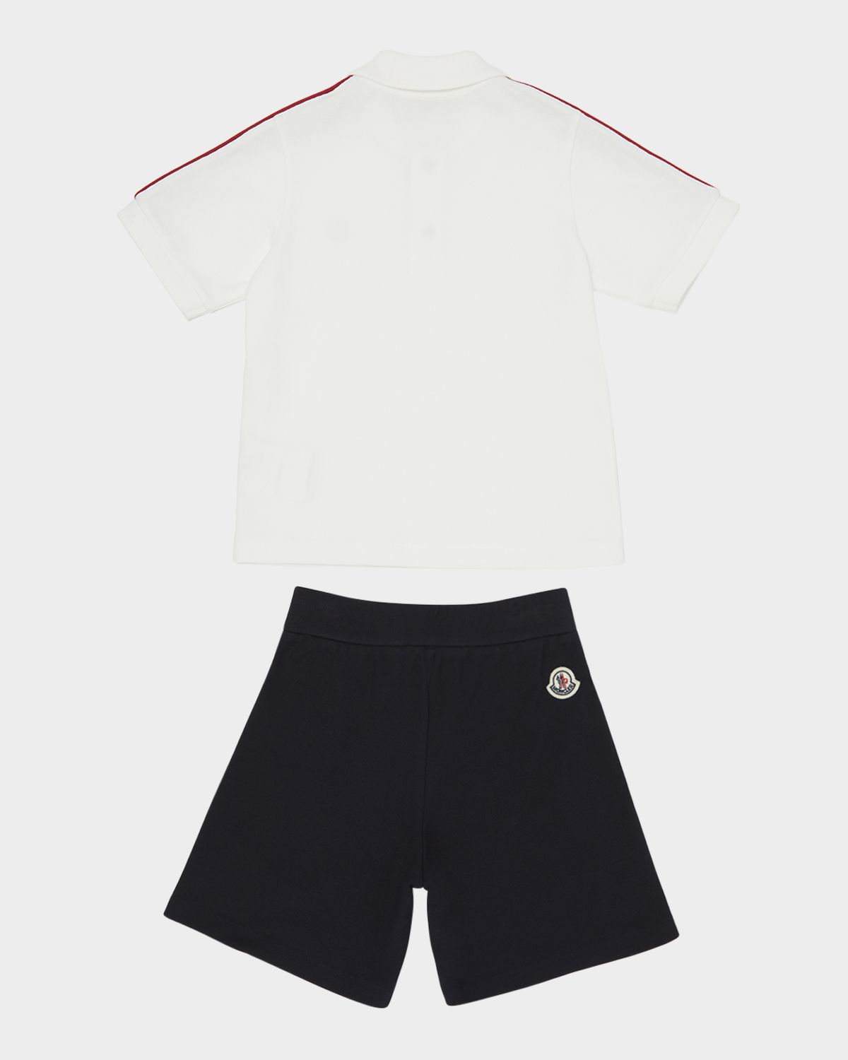 Moncler Boy 's Polo Shirt W/ Shorts Set, Size 4-