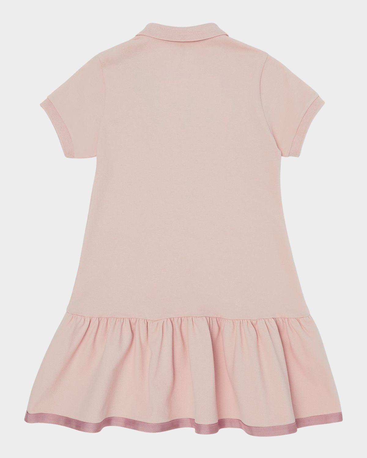 Moncler Girl 's Drop-Waist Short-Sleeve Polo Dress, Size -14
