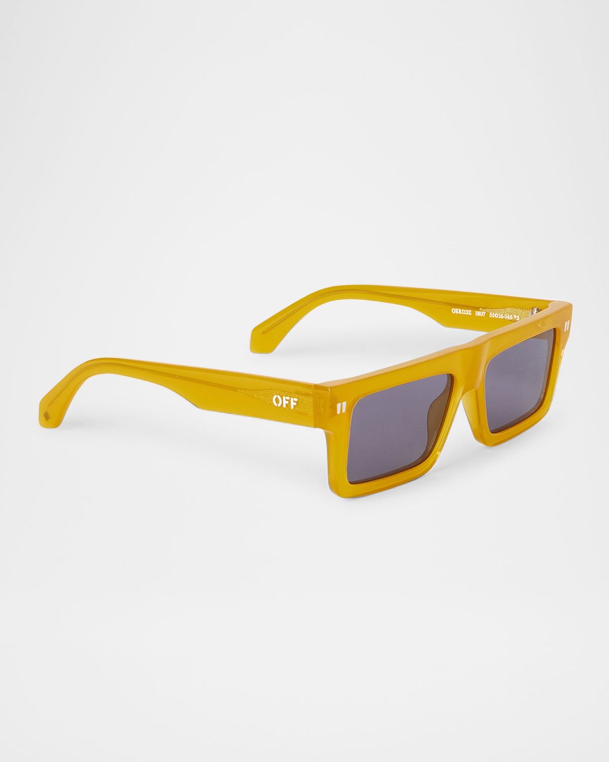 Off-White Men 's Chandler Acetate Rectangle Sunglasses