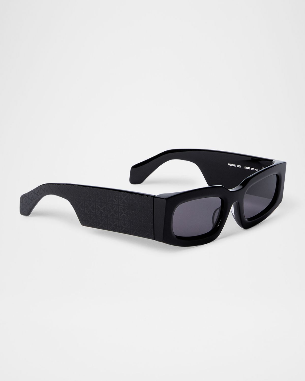 Off-White Men 's Cary Acetate Rectangle Sunglasses