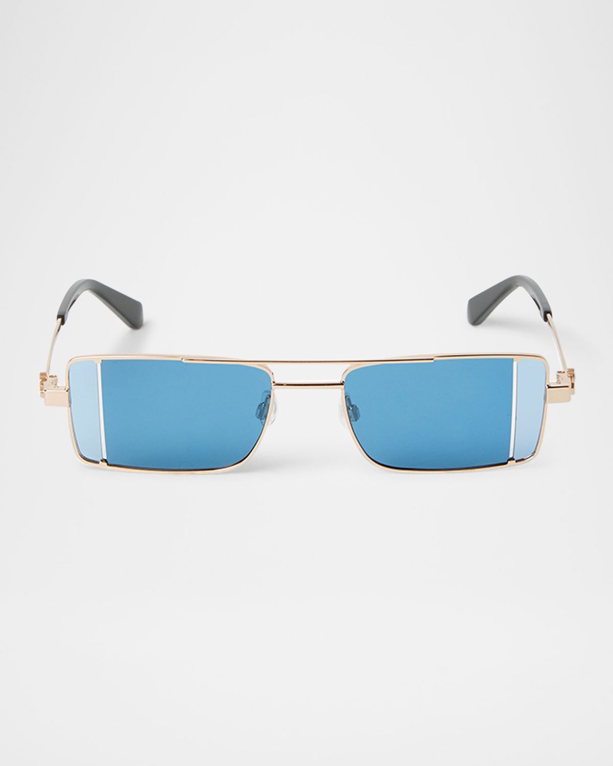 Off-White Men 's Cortez Metal Rectangle Sunglasses