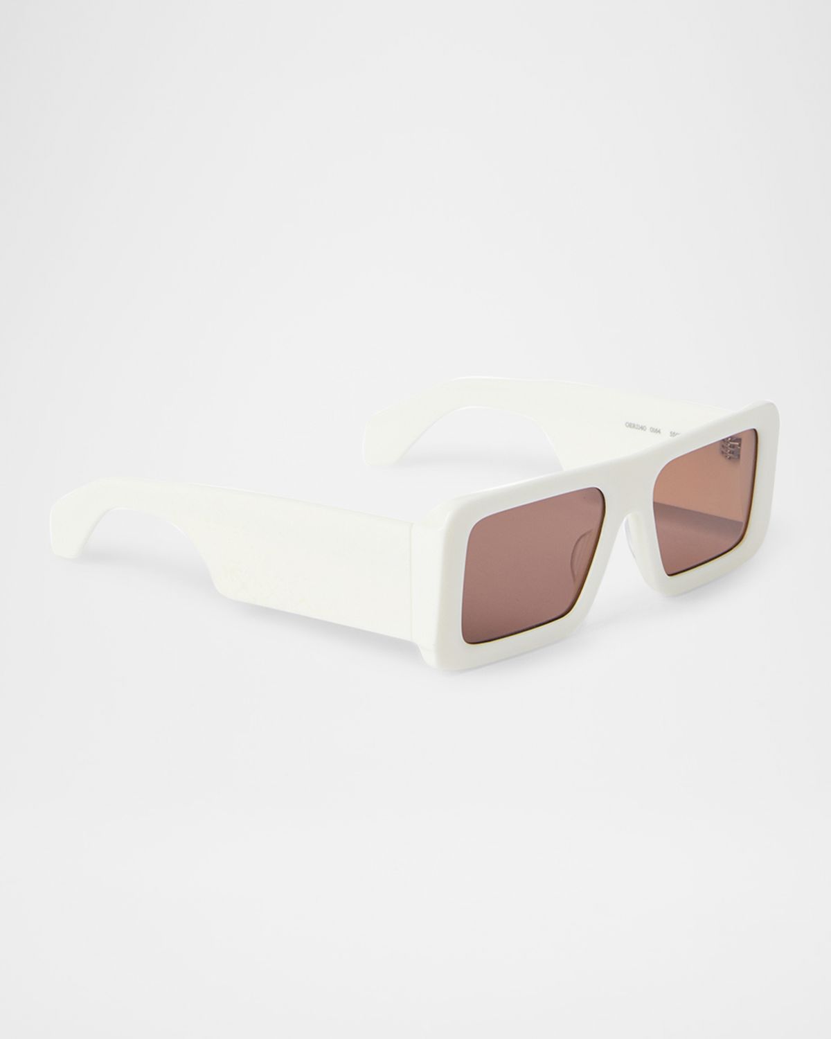 Off-White Men 's Troy Acetate Rectangle Sunglasses