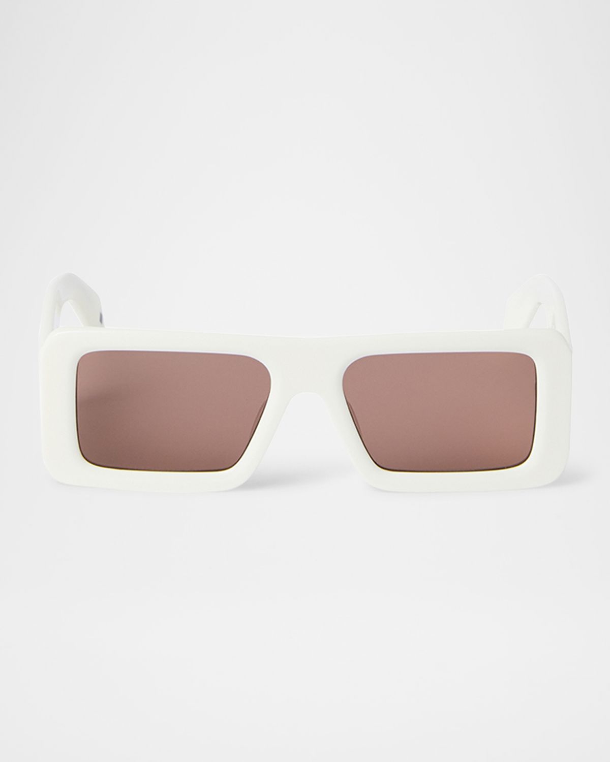 Off-White Men 's Troy Acetate Rectangle Sunglasses