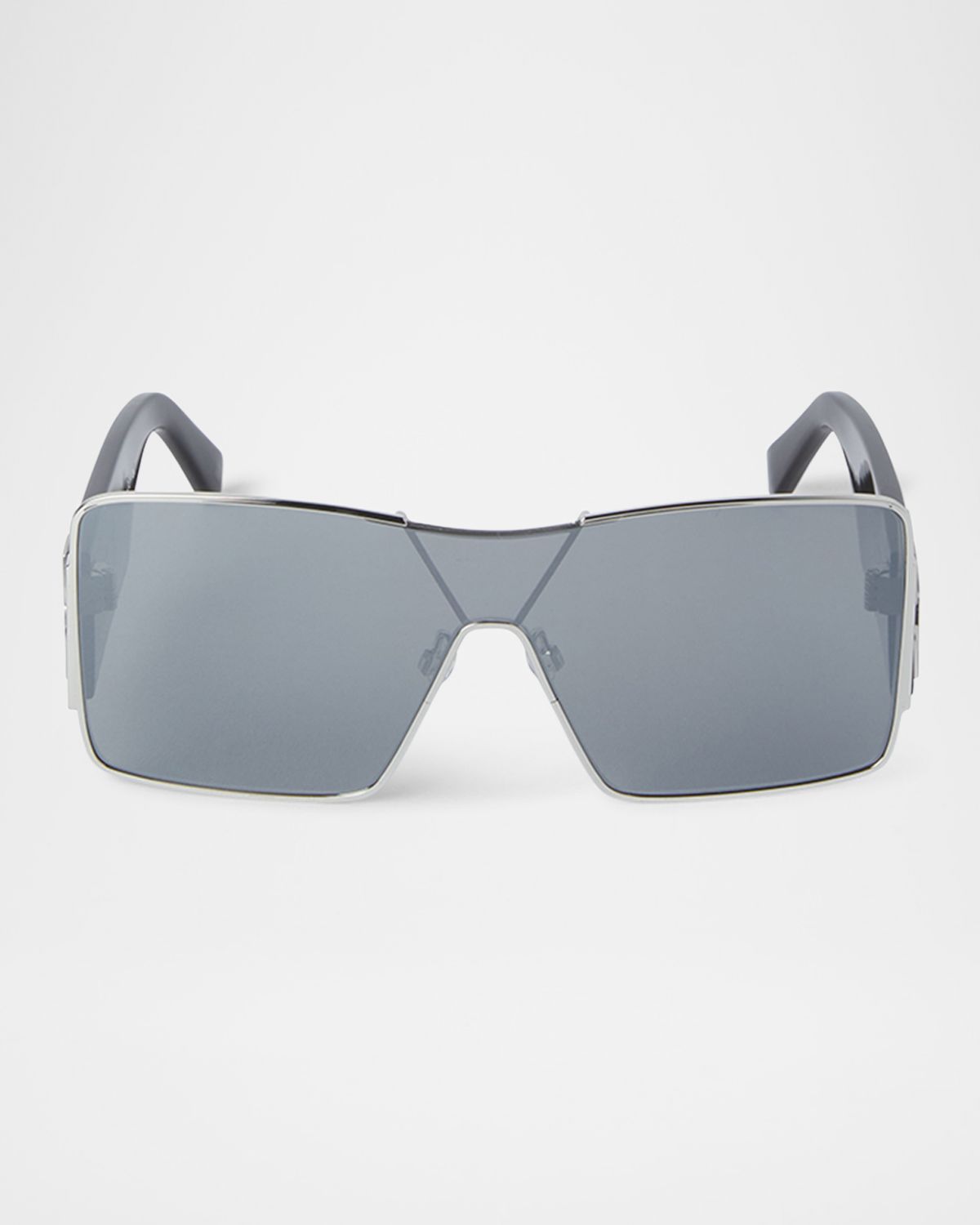 Off-White Men 's Aspen Metal and Plastic Shield Sunglasses